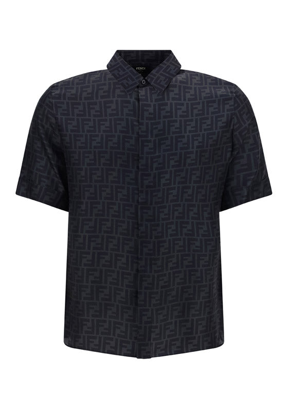 Silk Logo Shirt - Black