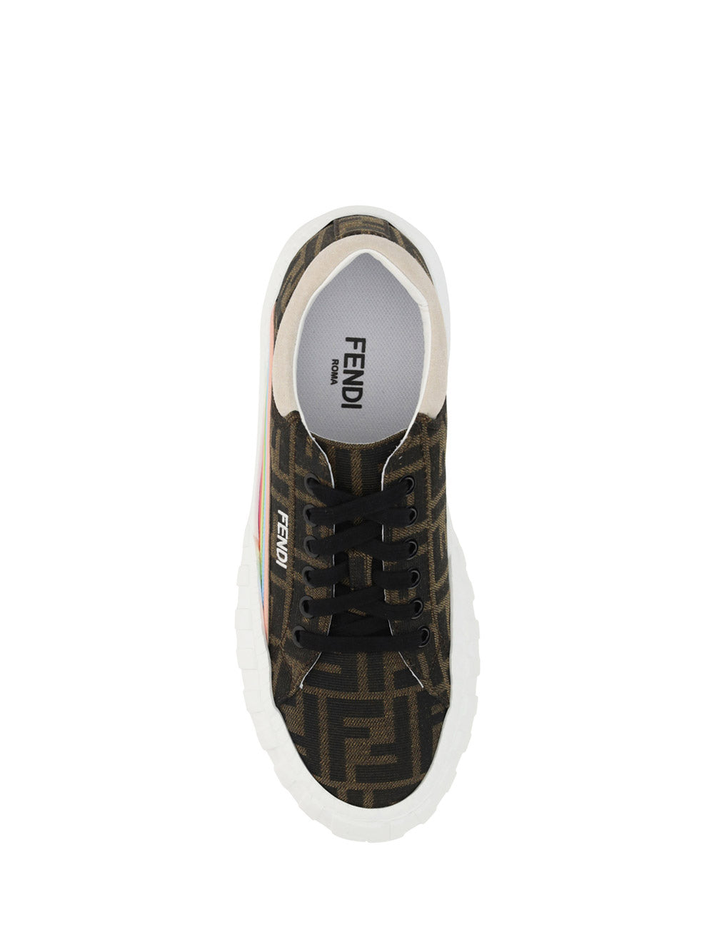 Fendi Force Sneakers - Brown / Multi