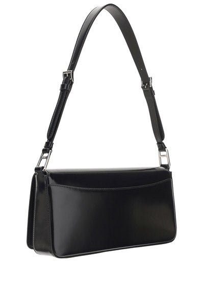 Brushed Leather Femme Bag - Black