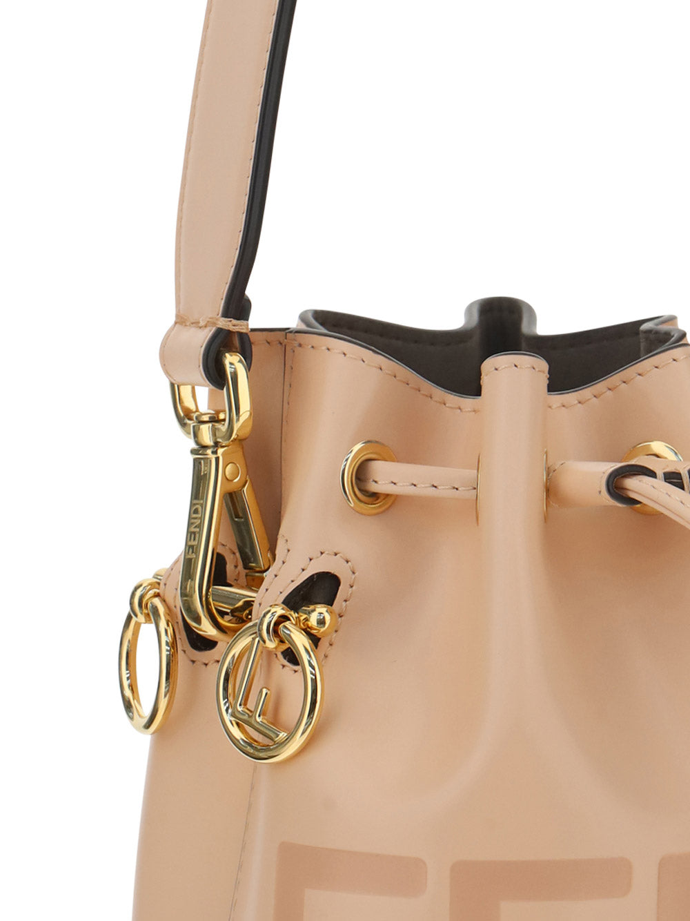 Mon Tresor Leather Mini Bag - Beige.