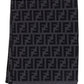 FF Logo Cotton Scarf - Black / Grey