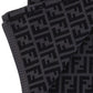 FF Logo Cotton Scarf - Black / Grey