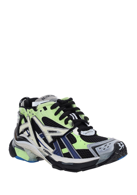 Runner Sneaker - Green / Blue / Grey