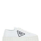 Nylon Gabardine Sneakers - White