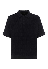 FF Logo Polo Shirt - Black