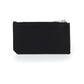 Fragments Zipped Credit Card Case in Smooth Leather - Black