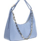 Small Moon Cut Out Bag In Leather - Lavender