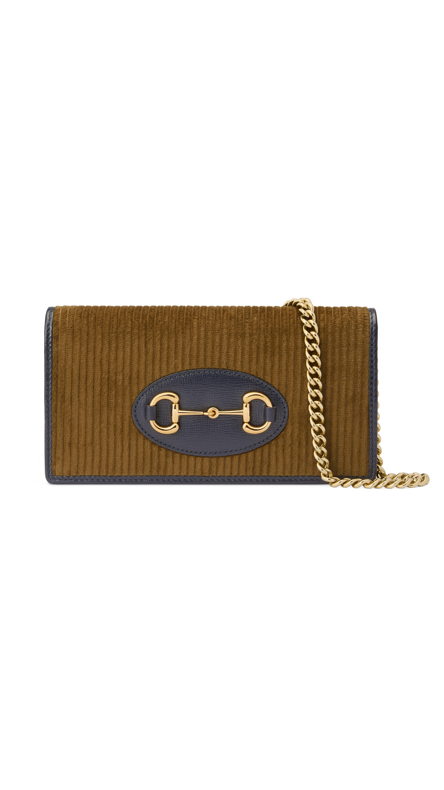 Gucci Horsebit 1955 Wallet with Chain - Brown