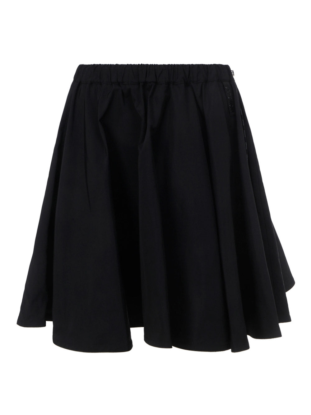 Gathered Mini Skirt - Black