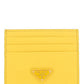 Saffiano Leather Card Holder - Sunny Yellow