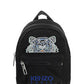 Mini Canvas Kampus Tiger Backpack - Black