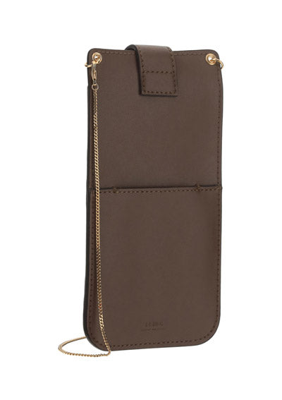 Phone Leather Pouch - Brown