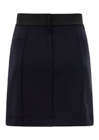 Technical Jersey Miniskirt - Black
