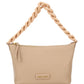Miu Spirit Madras Leather Bag - Beige