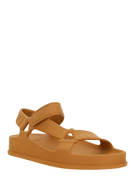 Rubber Sandals - Brown