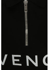 Polo Shirt in Piqué Cotton - Black