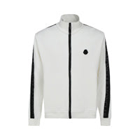 Zip-Up Sweatshirt - White