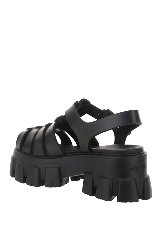 Foam Rubber Sandals - Black