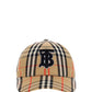 Monogram Motif Vintage Check Cotton Baseball Cap - Archive Beige