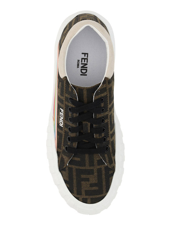 Fendi Force Sneakers - Brown / Multi