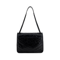 Niki Medium Shoulder Bag -Black