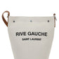 Rive Gauche Bucket Bag in Linen - Natural