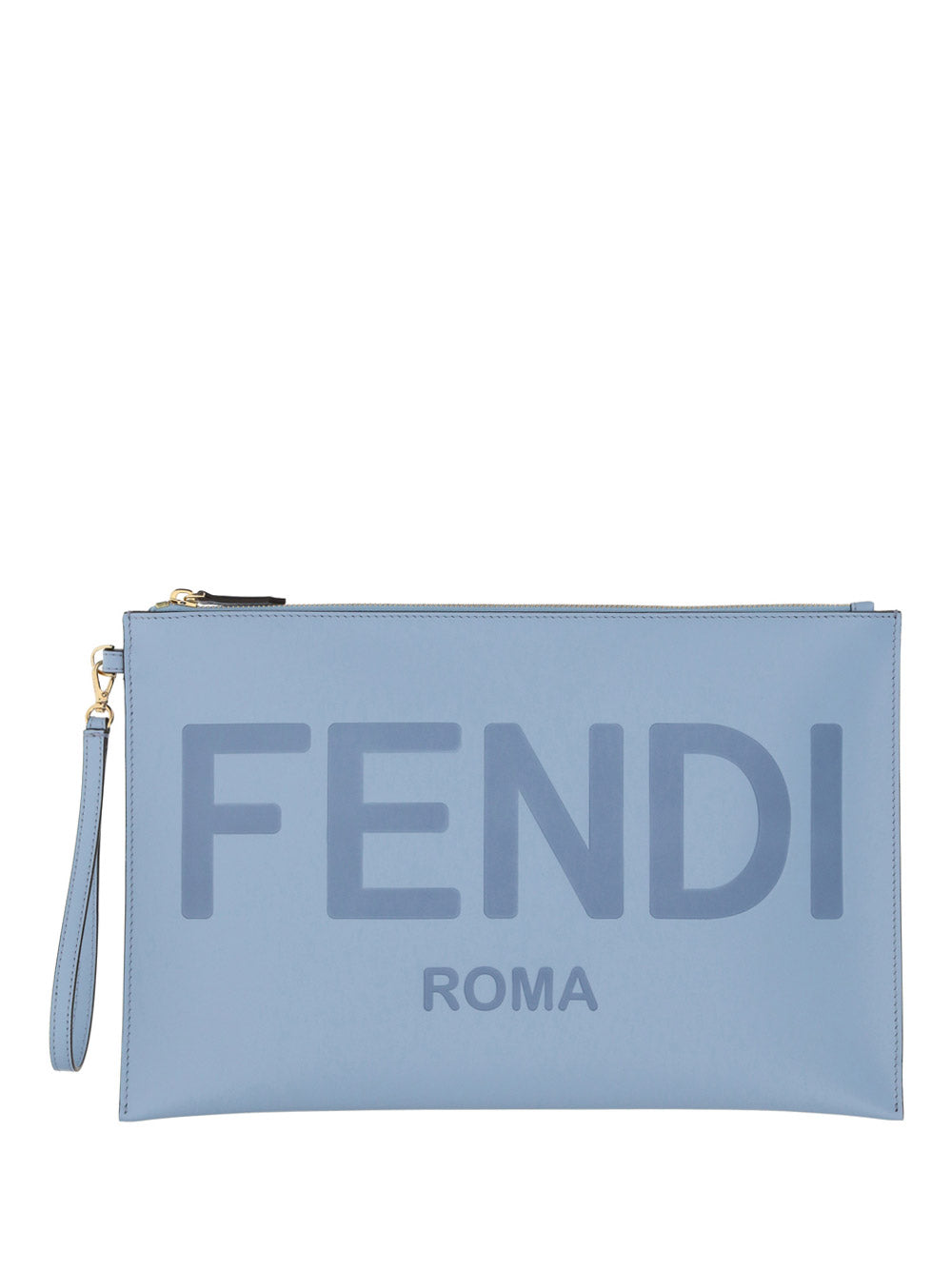 Large Flat Pouch - Light Blue