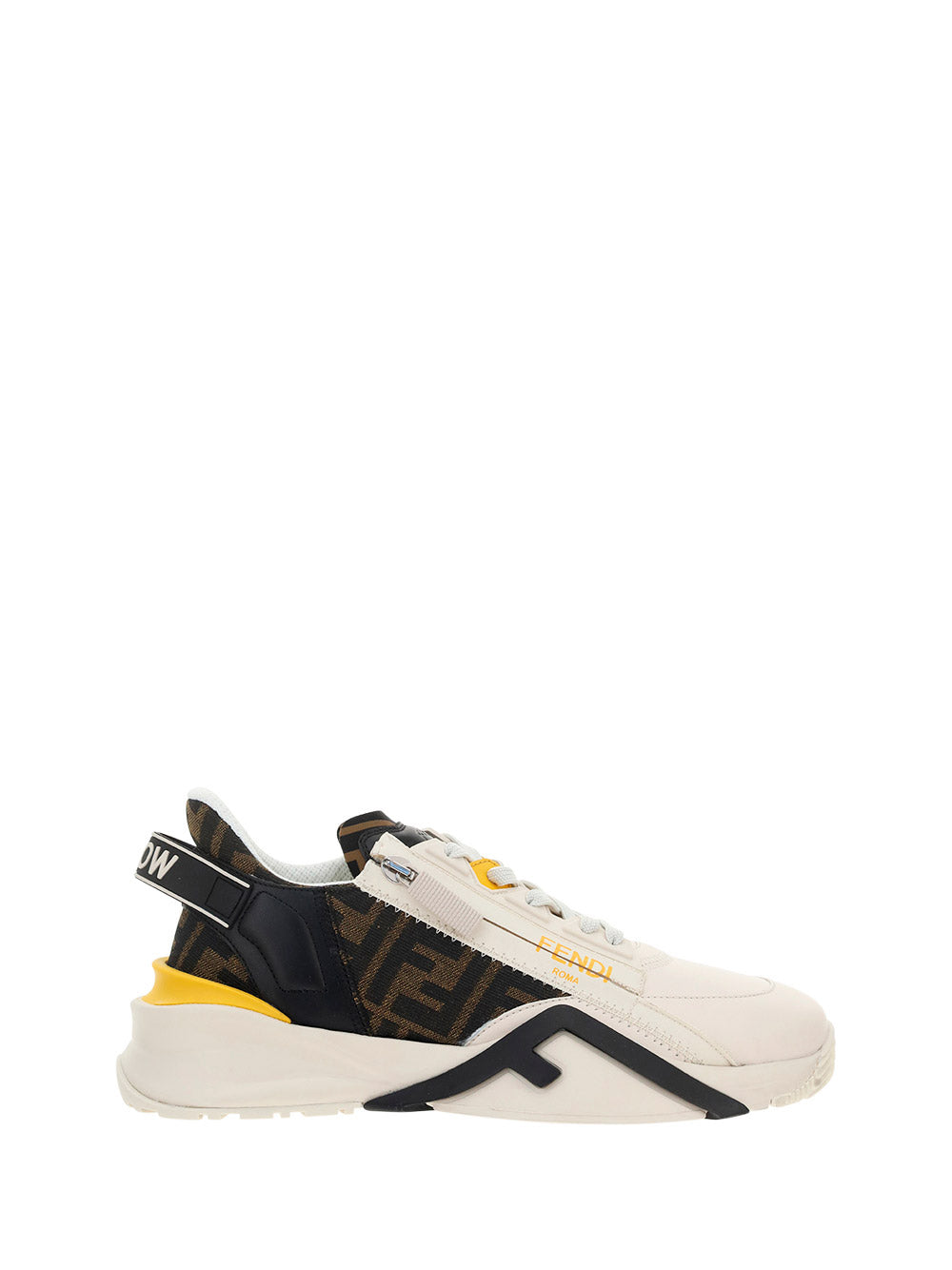 Fendi Flow Sneakers - White / Brown