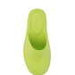 Rubber Mules - Lime Green
