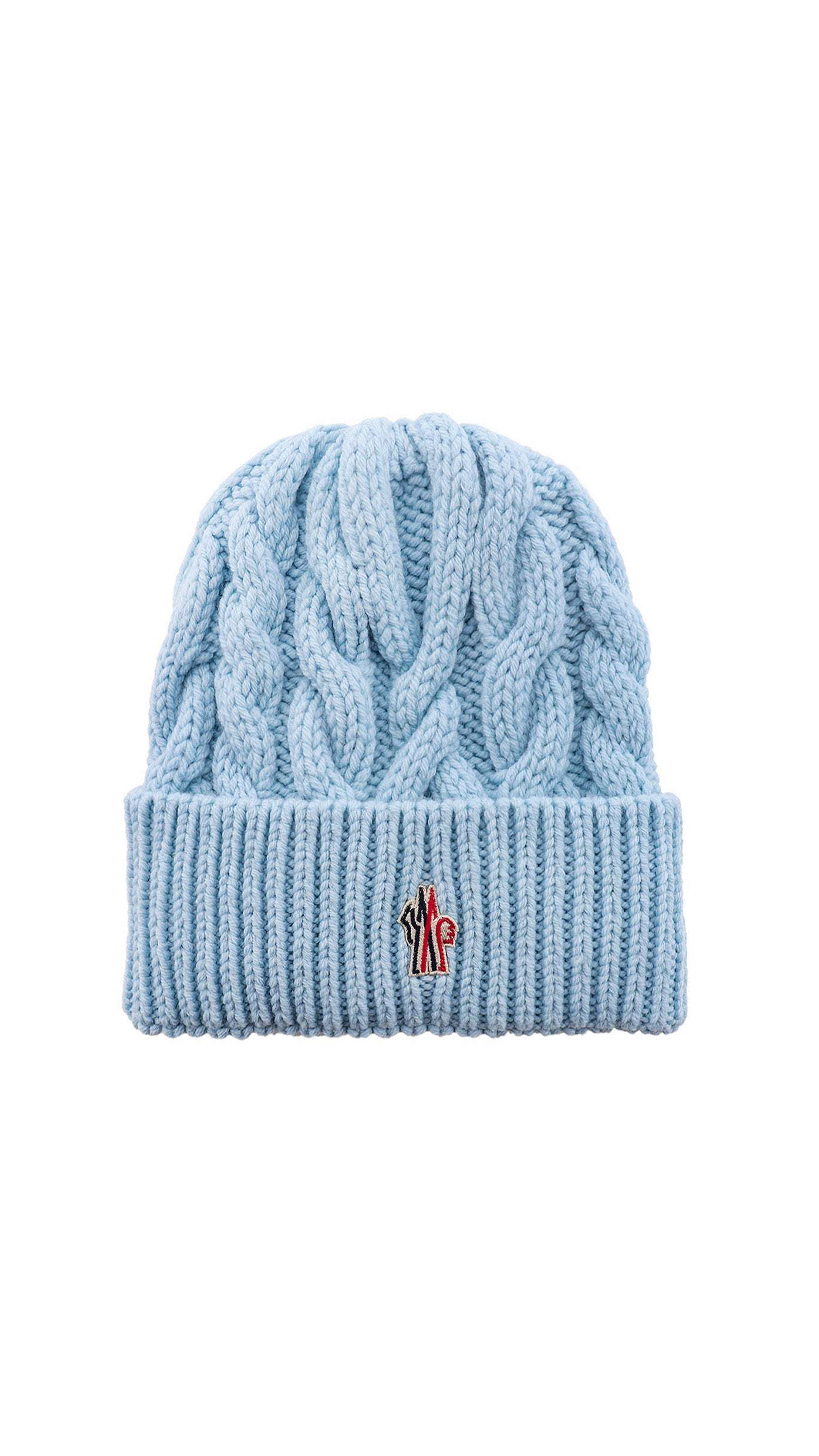 Wool Beanie - Baby Blue