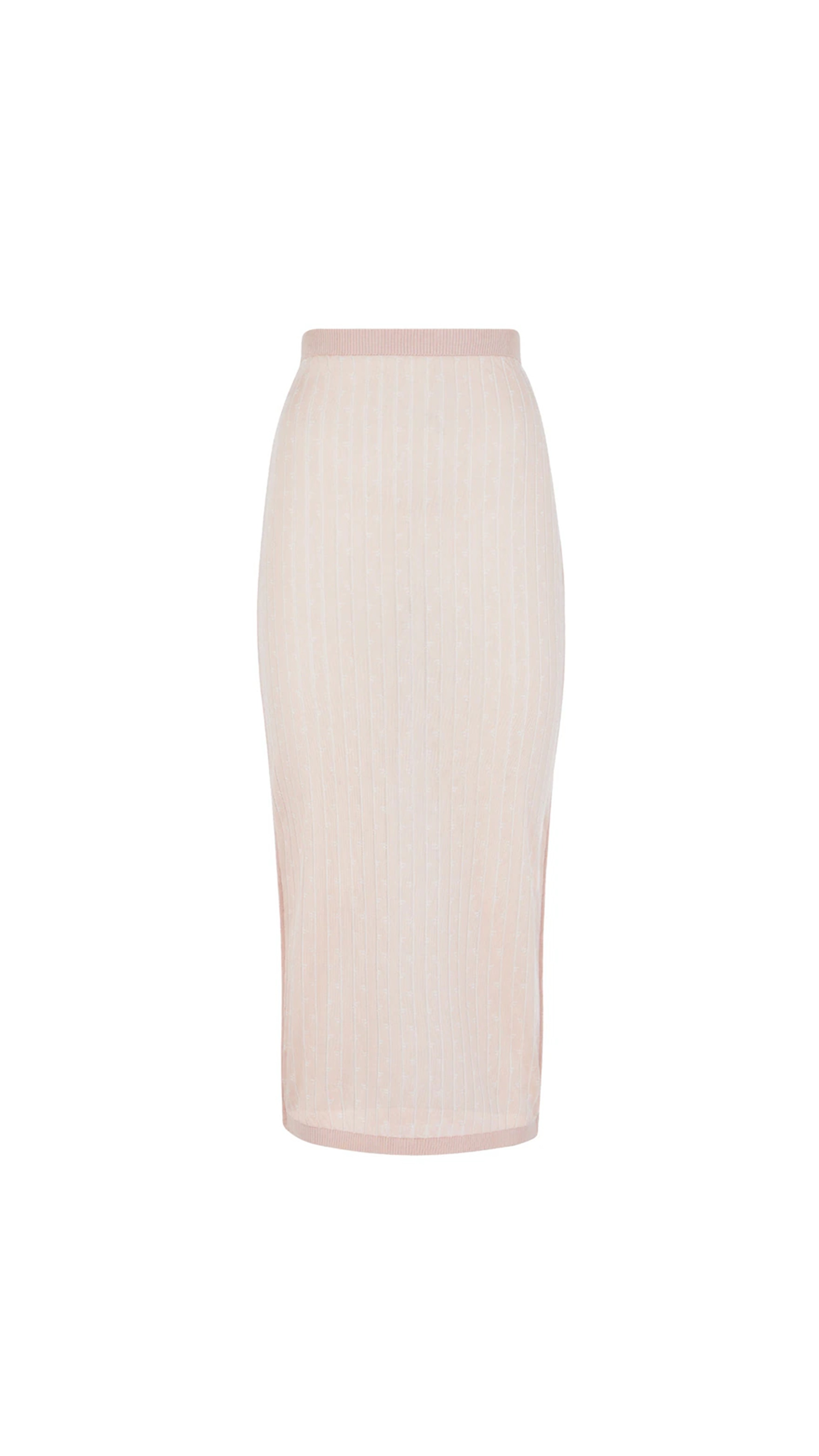 Viscose Long Skirt - Pink