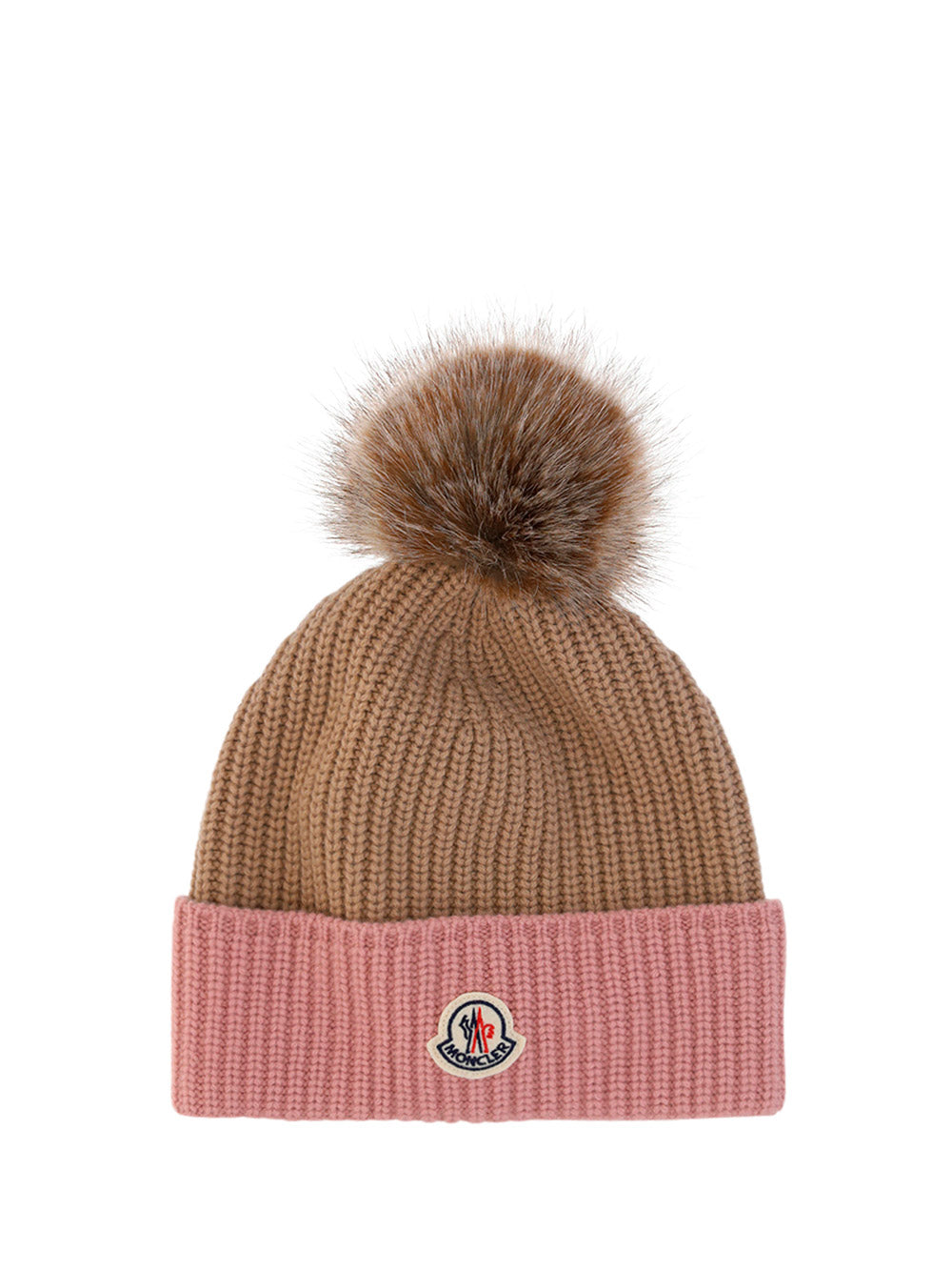 Beanie with Pom-Pom - Dark Antique Pink