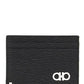 Gancini Card Holder With Pull-Out ID Window - Black