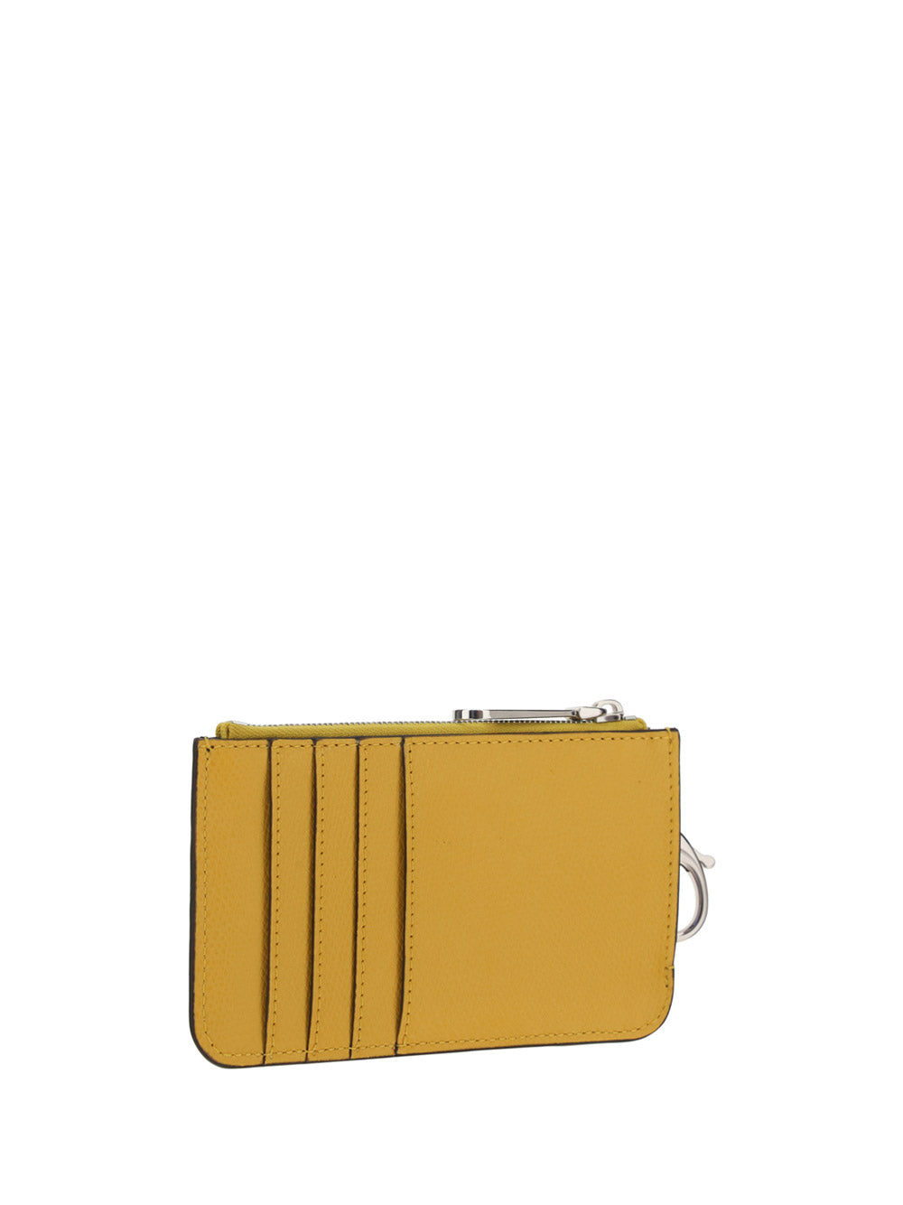 Key Case Pouch - Brown / Yellow