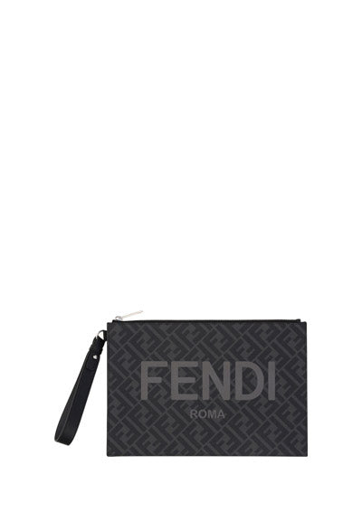 Flat Pouch - Black/Grey