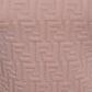 FF Logo-Embossed Knit Dress - Pink