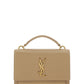 Sunset Chain Bag In Smooth Leather - Nude