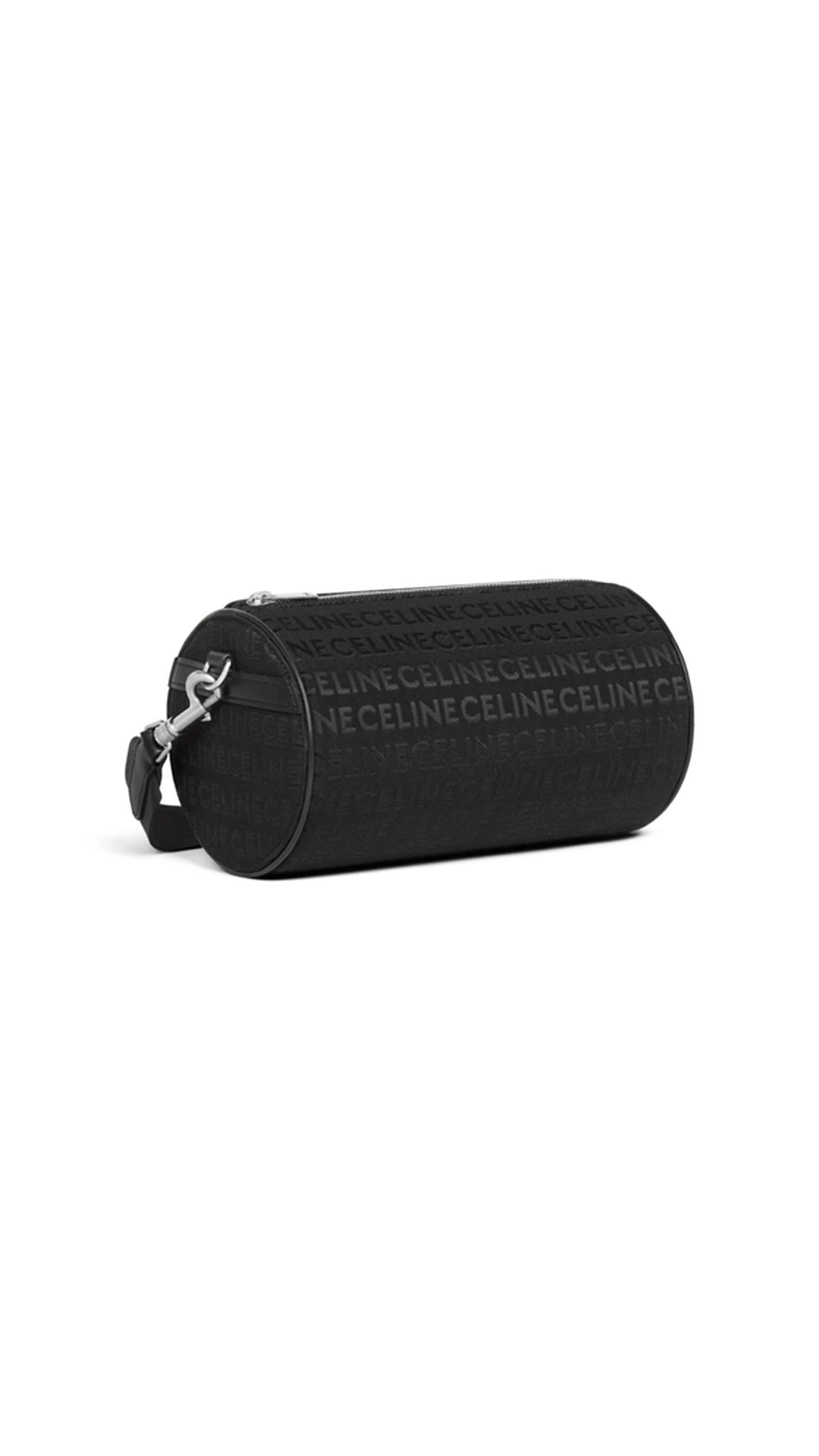 Cylinder Bag with Celine Jacquard Allover - Black