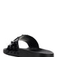 Rubber Summer Vlogo Signature Slide Sandal - Black