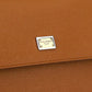 Small Sicily Bag In Dauphine Calfskin - Brown