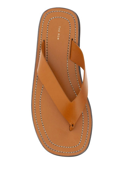 Ginza Leather Sandals - Tan