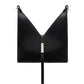 Small Cut Out Bag In Box Leather - Black