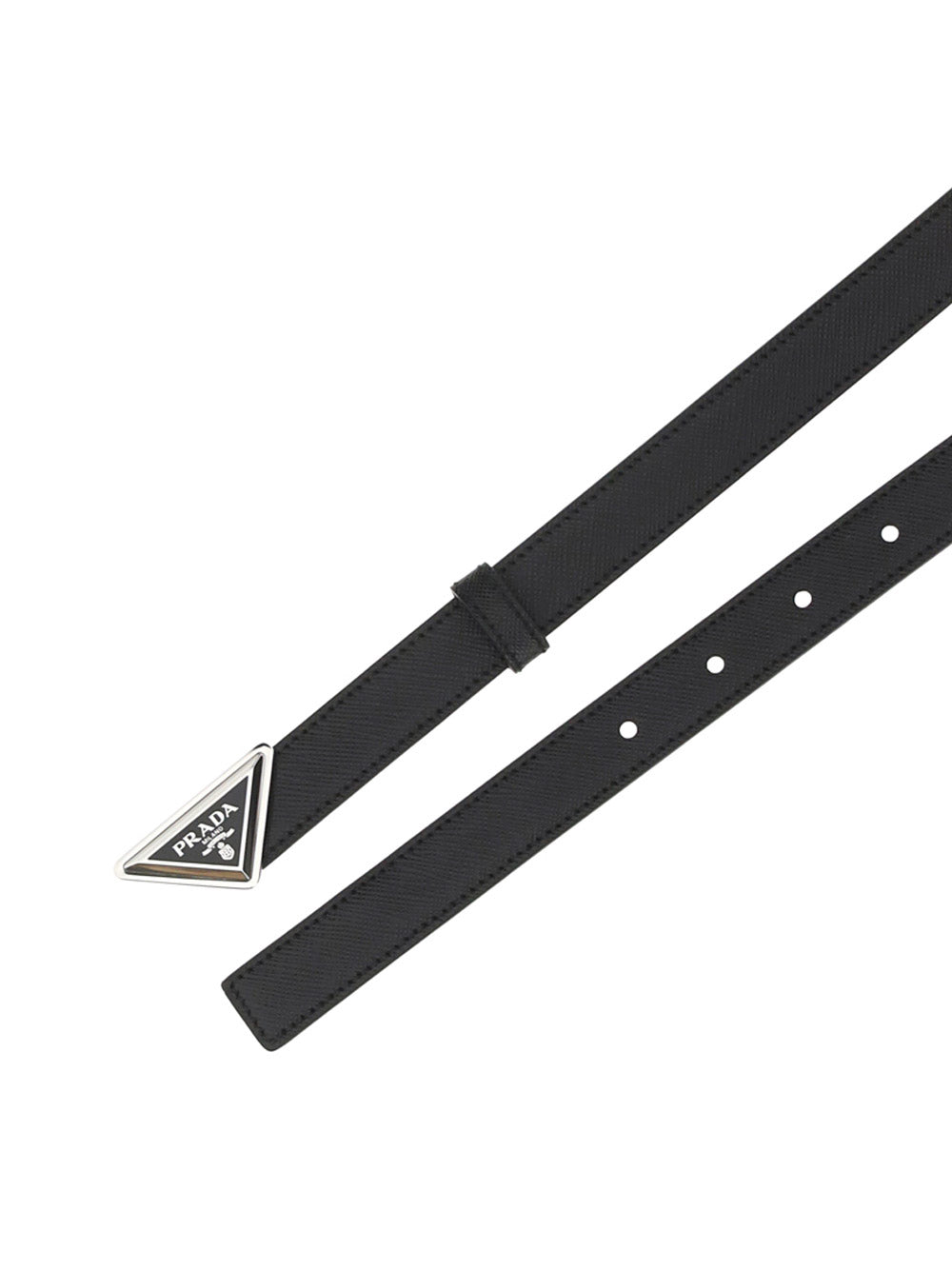 Brushed Leather Belt - Black