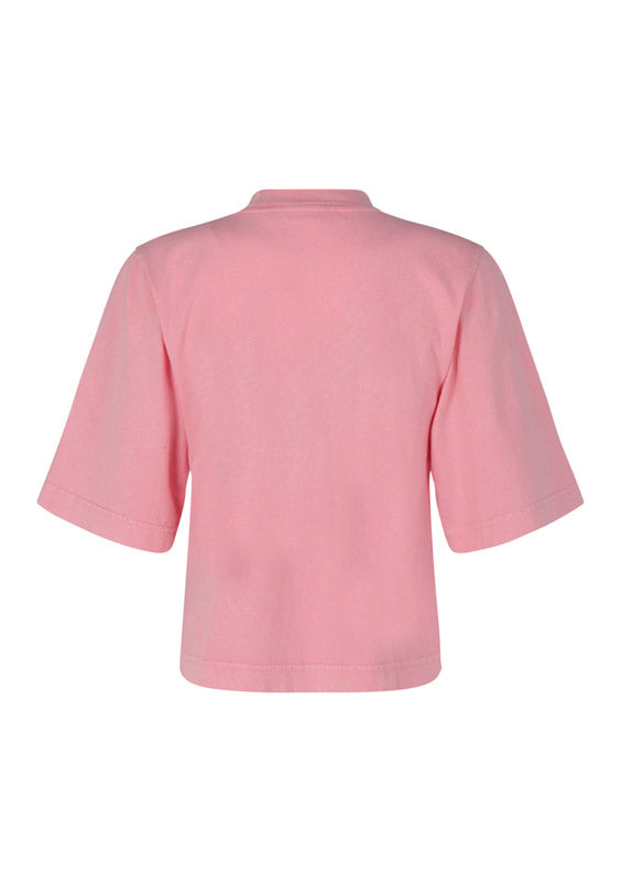 Dancing Bears Cropped T-Shirt - Pink