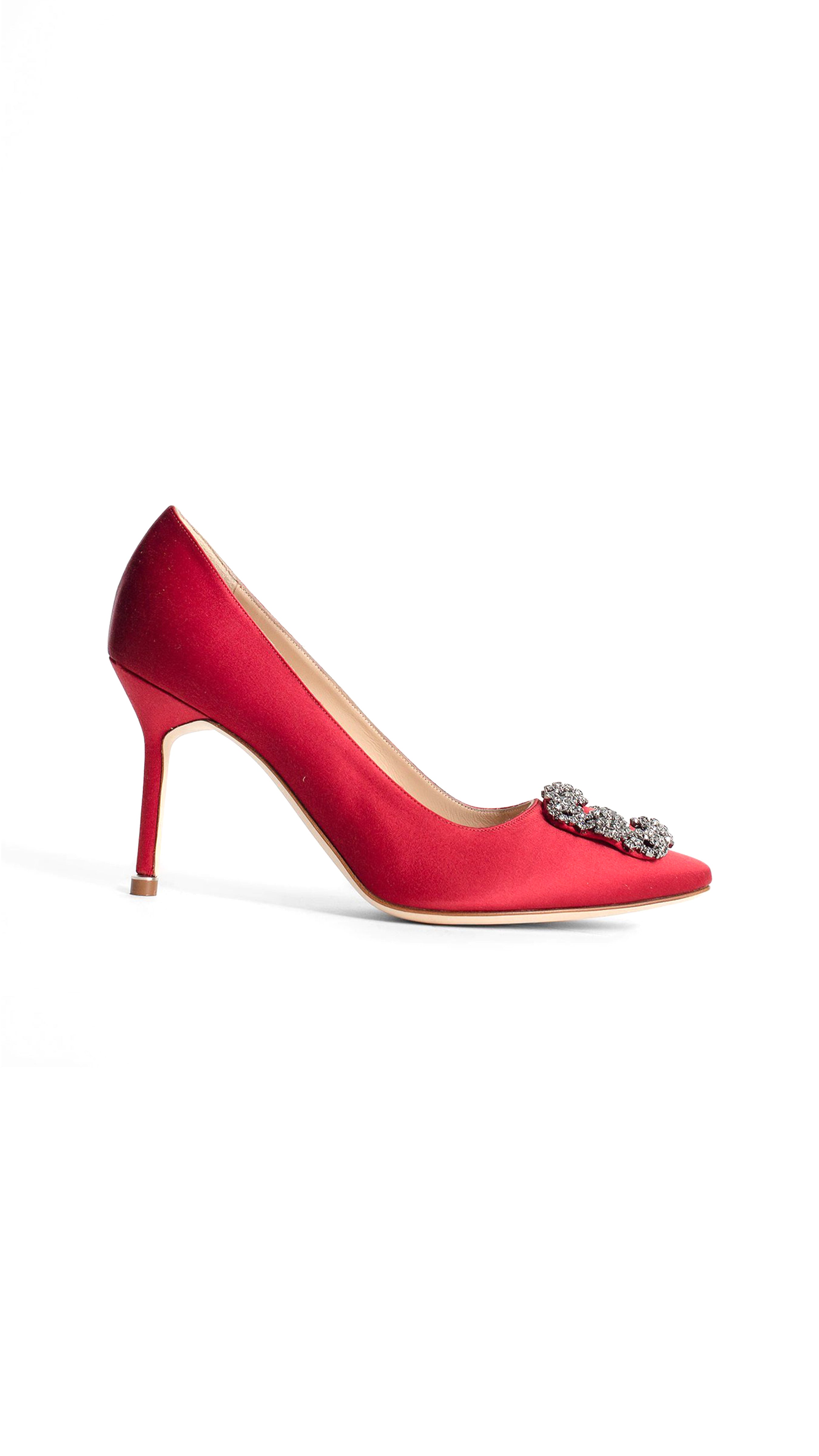 Hangisi Pumps 90MM - Red