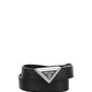 Saffiano Leather Belt - Black