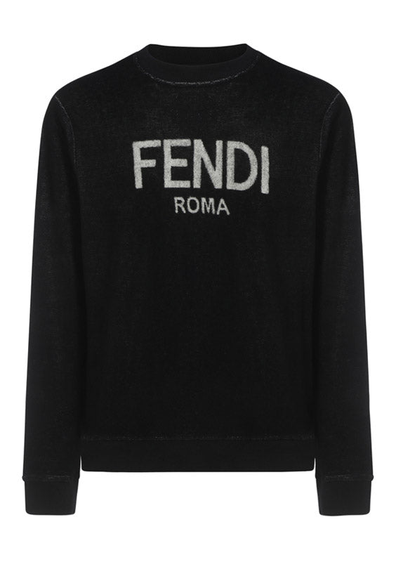 Logo-Print Cotton-Blend Terry Sweatshirt - Black