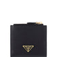 Small Saffiano Card Holder - Black