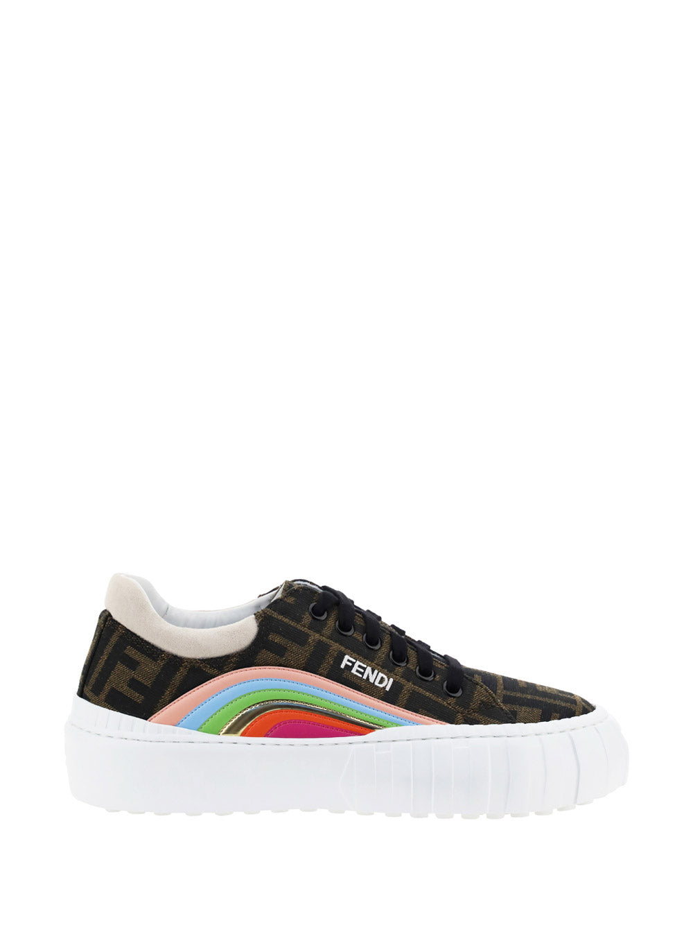 Fendi Force Sneakers - Brown / Multi