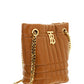 Small Quilted Lambskin Lola Bucket Bag - Maple Brown